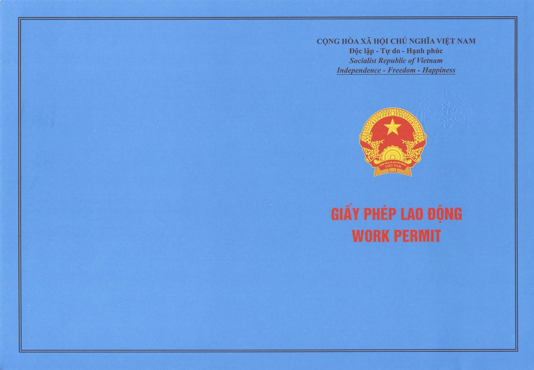 Workpermit, giấy phép lao động